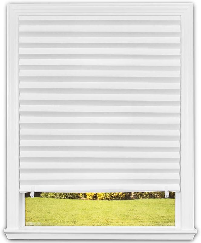 Redi Shade Original Light-Filtering Pleated Paper Shade, 6-Pack