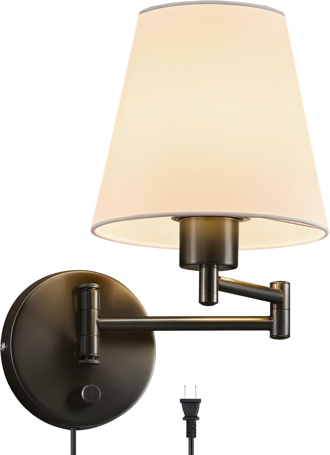VONLUCE Plug-In Swing-Arm Wall Lamp