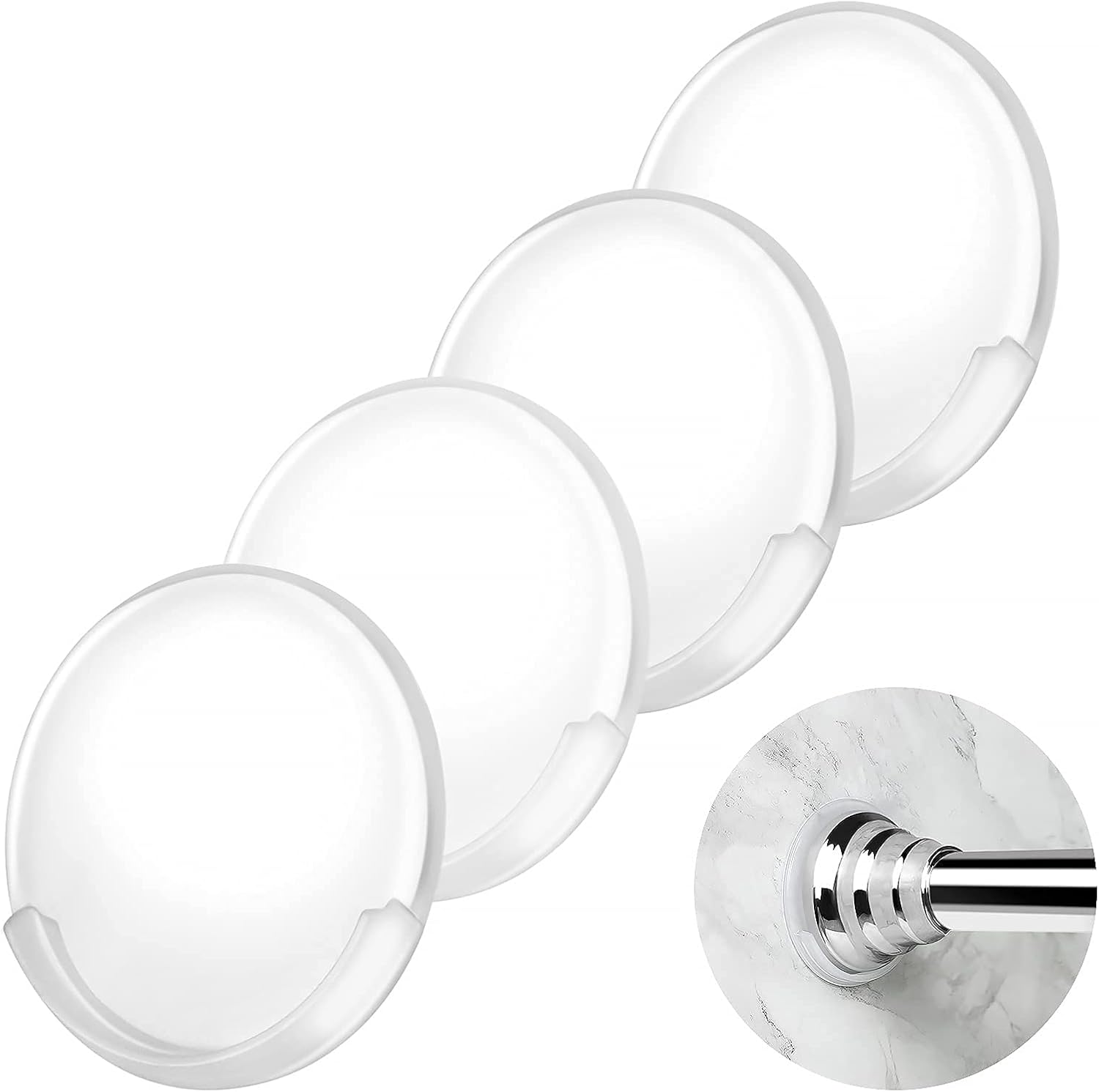 AYAYASTORY Adhesive No-Slip Rod Holder Cups (4 pack)