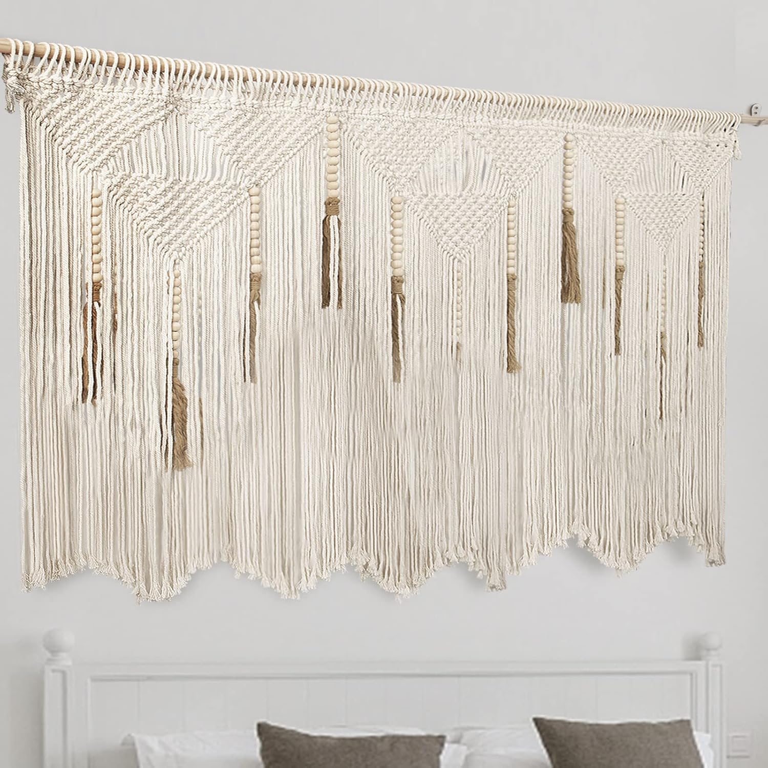 ANPHSIN Extra-Large Boho Macrame Wall Hanging