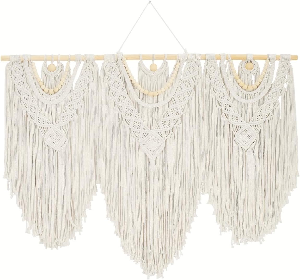 CYTJ Hand-Woven Cotton Above-Bed Wall Hanging