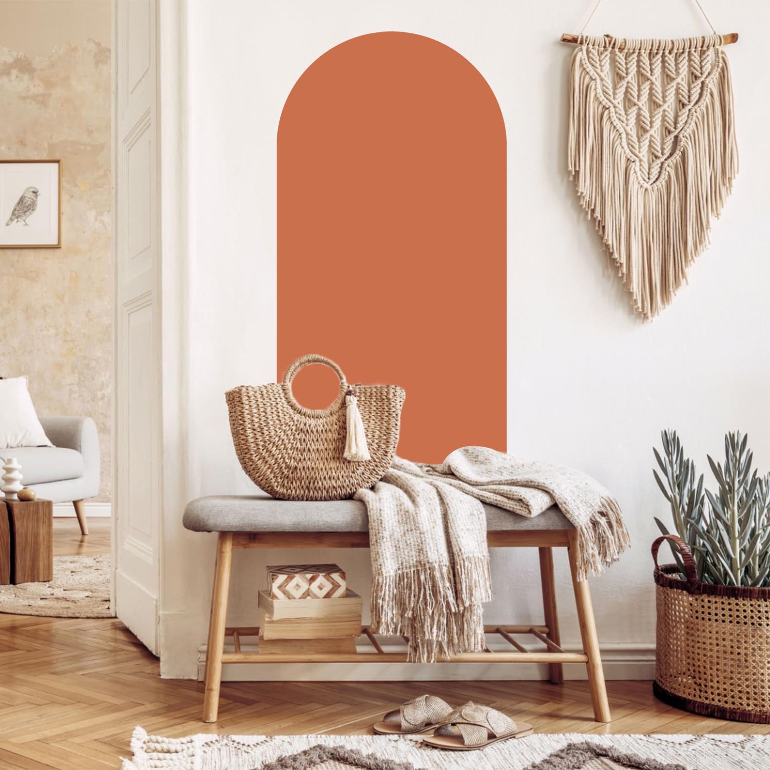 HLNIUC Boho Arch Wall Decals