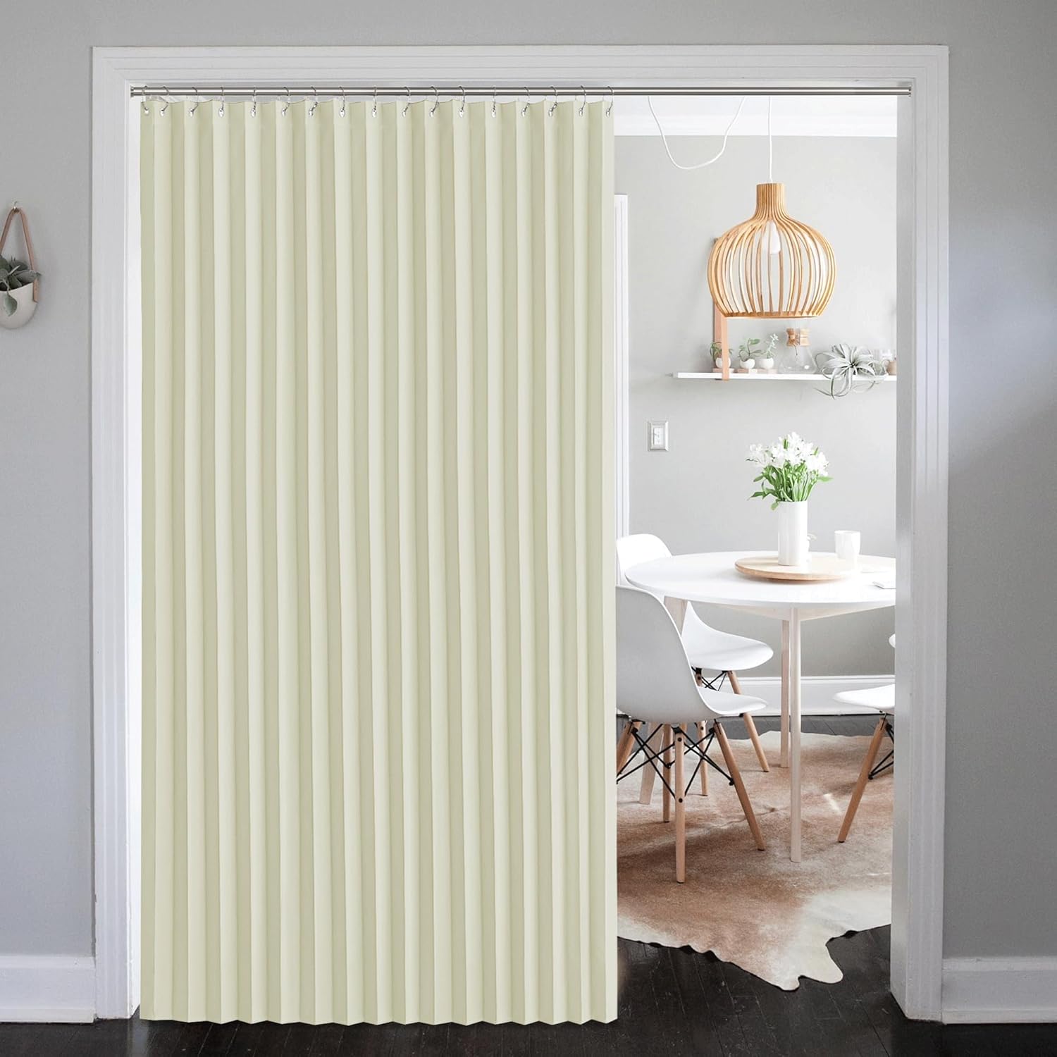 NICETOWN Extra-Wide Blackout Panel, Light Beige