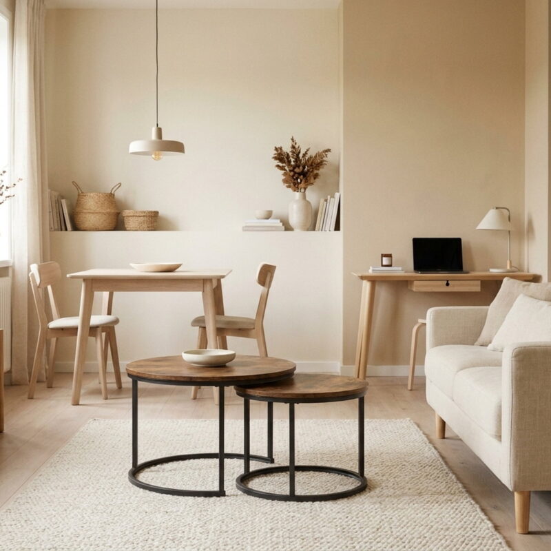 Nesting Coffee Table Set of 2