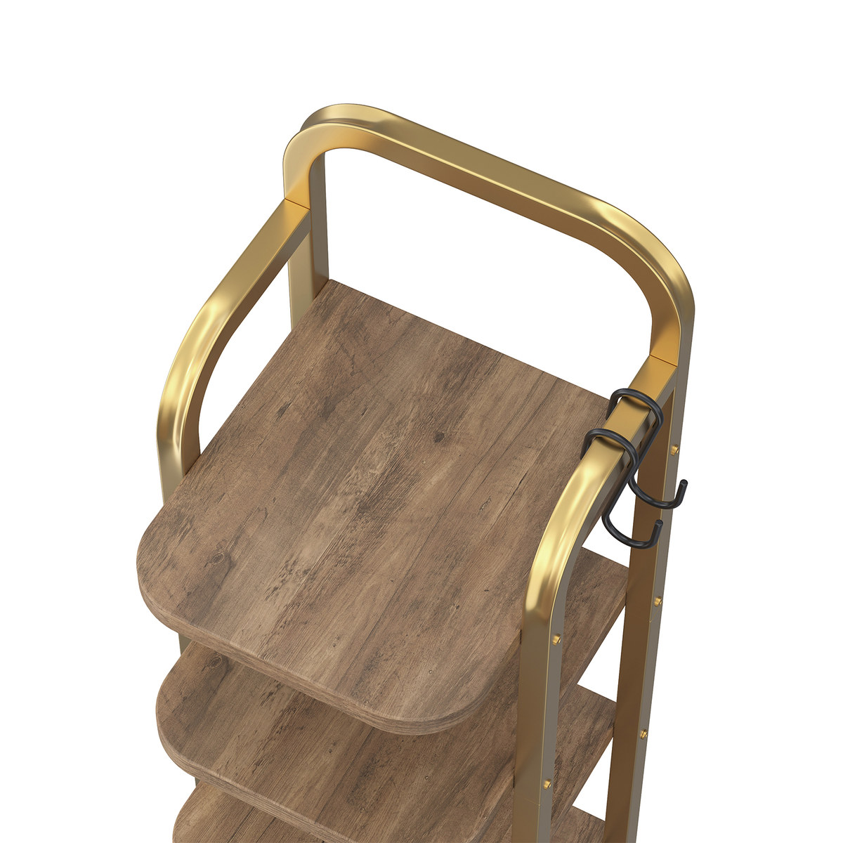 Vertical 6 Tier Shoe Rack Space Saving Adjustable Corner Shoe, Entryway